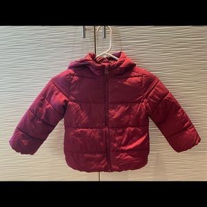 Maroon Puffer Jacket